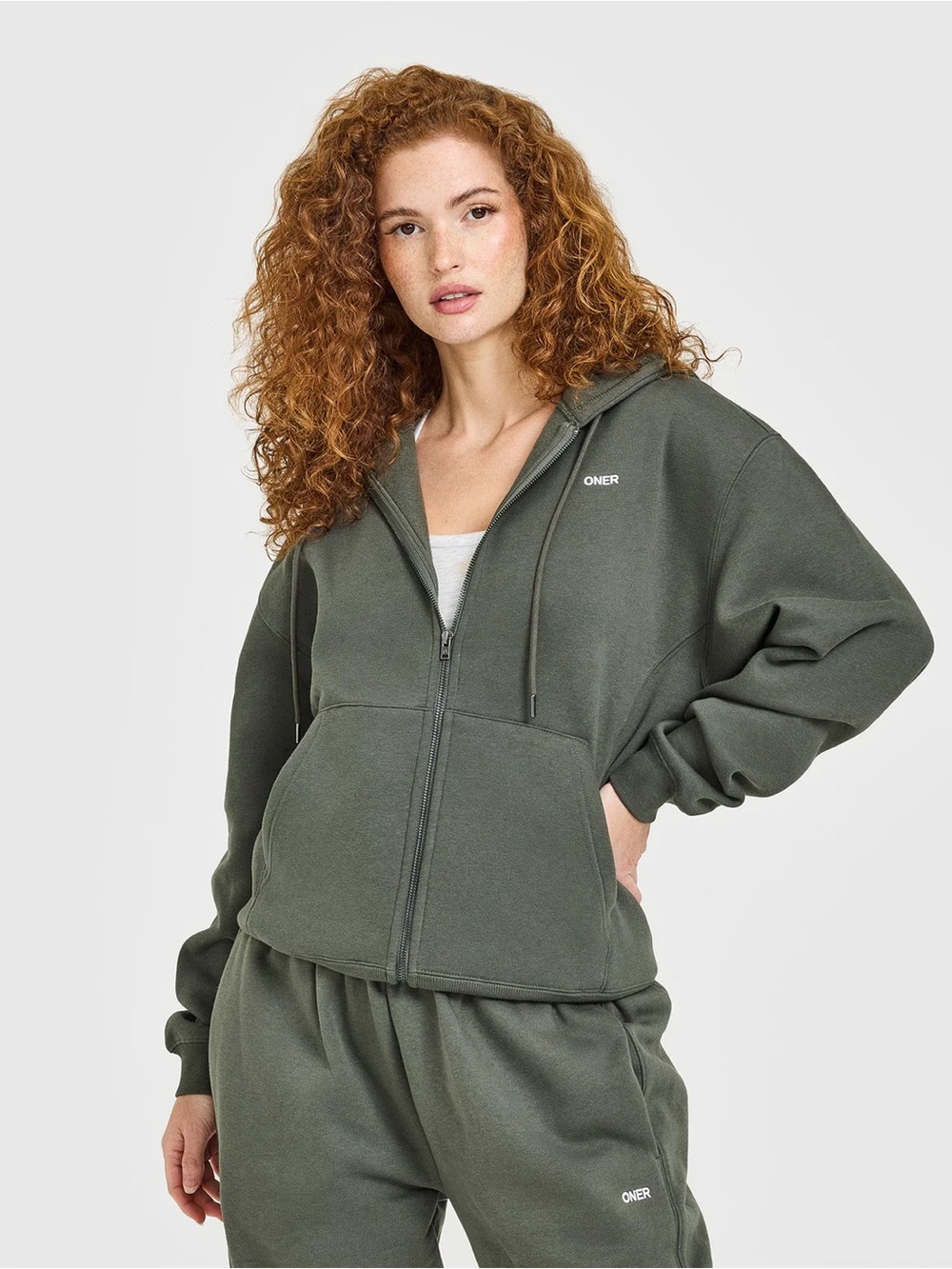 ONER active Foundation zip through hoodie